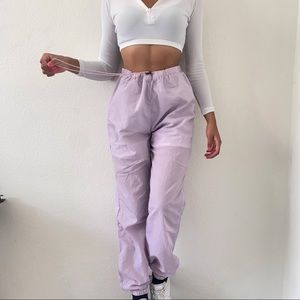 pastel lavender track pant💜
